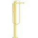 Freistehender Wannenarm mit Handbrause aus Brushed Gold, ideal für moderne Badezimmer. Produkt von Ideal Standard.